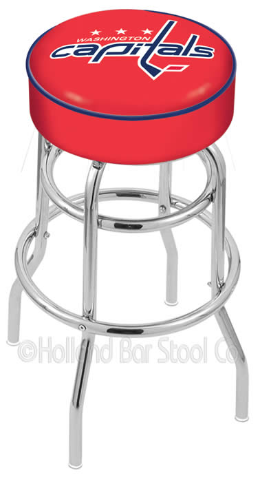 Washington Capitals NHL Logo Bar Stool