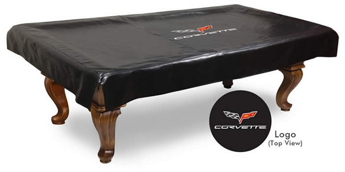 Corvette C6 Logo Pool Table Cover